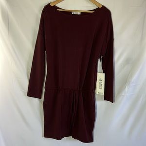 Carve Designs Madison Dress Merlot size small